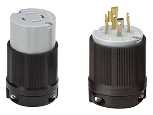 みー。 NEMA L14-20 Plug and Connector Set - Rated for 20A, 125/250V